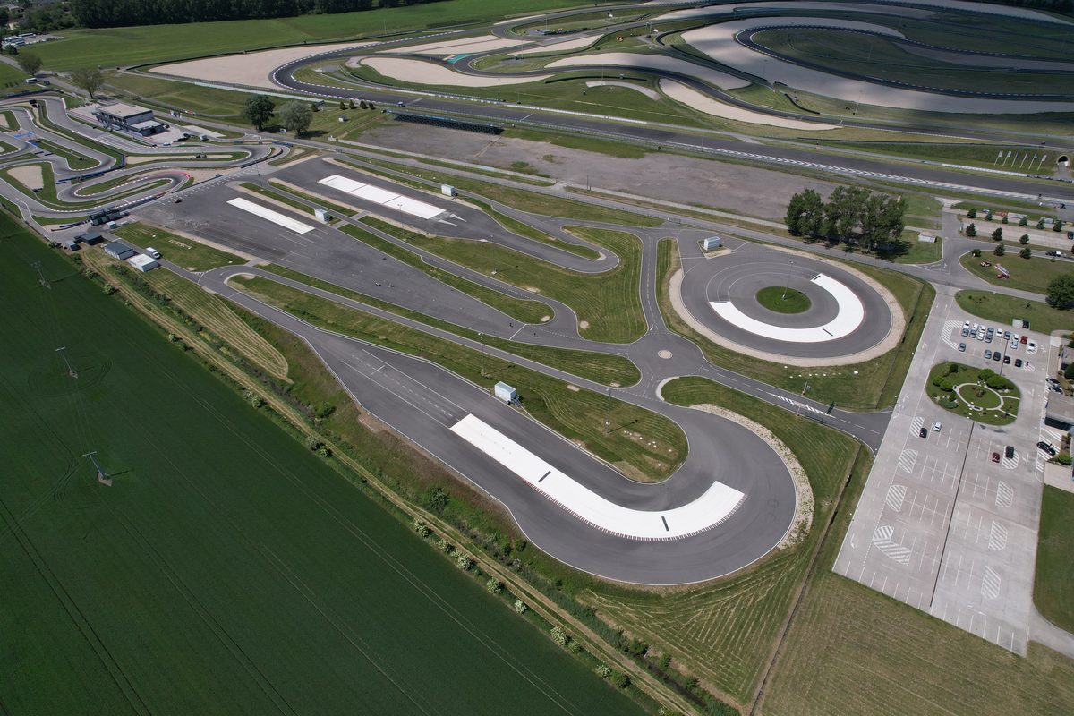 Areál Slovakia Ring z vtáčej perspektívy